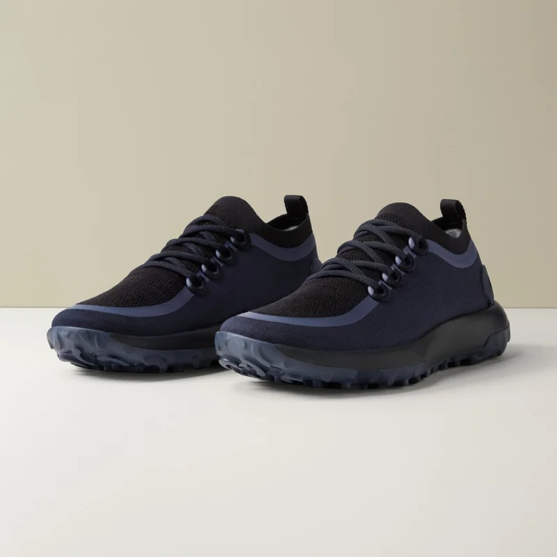 اول بيردز Men's Trail Runners SWT - True Navy/Hazy Indigo (Natural Black Sole)