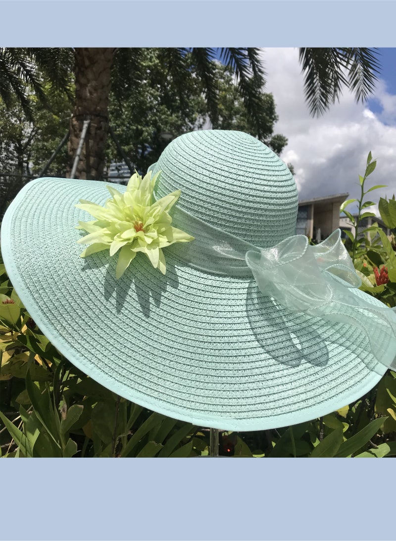 Women Wide-Brimmed Sun Hat - Image 4