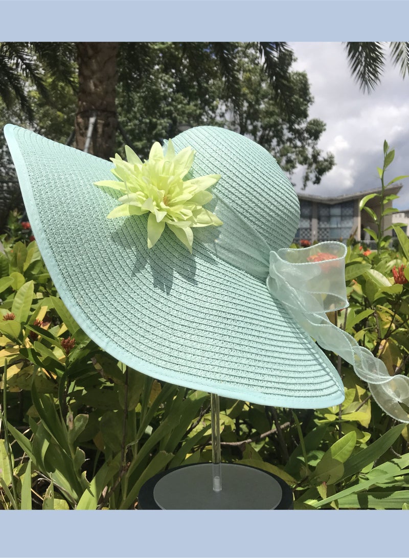 Women Wide-Brimmed Sun Hat - Image 3