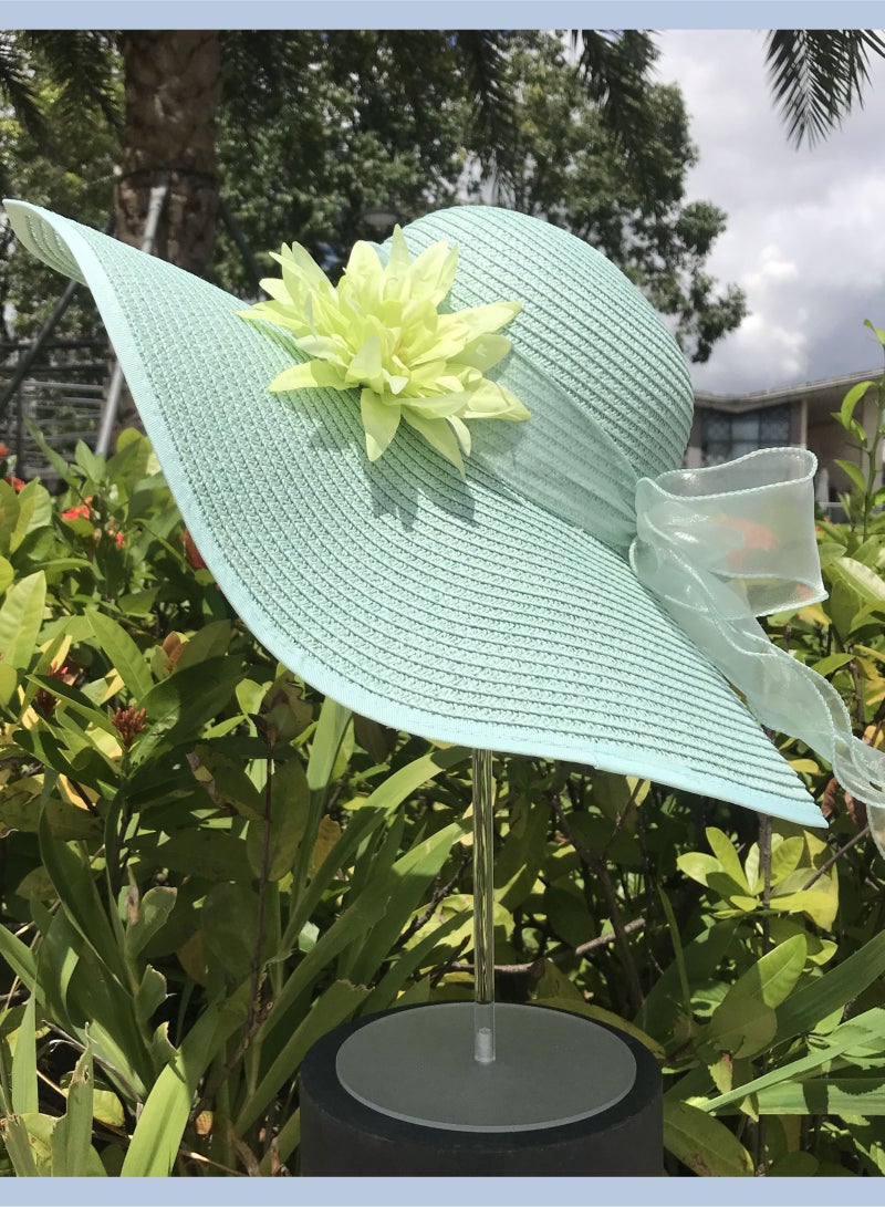 Women Wide-Brimmed Sun Hat - Image 2