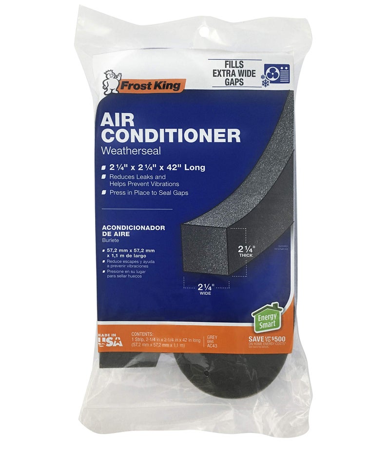 THERMWELL Frost King AC43H Air Conditioner Weatherseal Tape, 2-1/4 by 2-1/4 by 42-Inch - Image 3