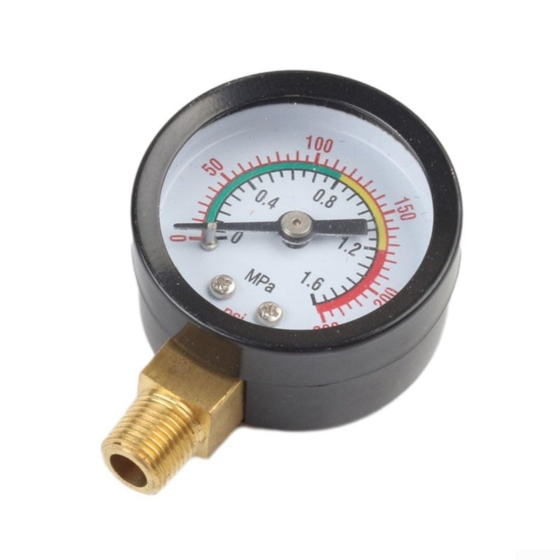 مقياس ضغط هواء ضاغط Y40 Y50 0 180 رطل لكل بوصة مربعة بلاستيك أو نحاس خيط G1 8 تطبيقات صناعية الحجم B - Image 4