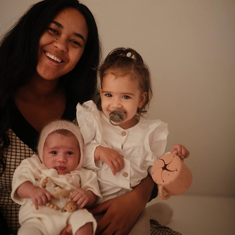 FRIGG لهاية FRIGG القمرية من سيليكون سيلكي سوفت مصنوعة في الدنمارك خالية من BPA لون ساج بورتوبيلو 06 أشهر - Image 2