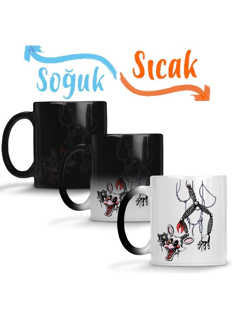 Baskı Dükkanı - Print Shop Nightmare Withered Foxy Magic Mug Porcelain - Image 1