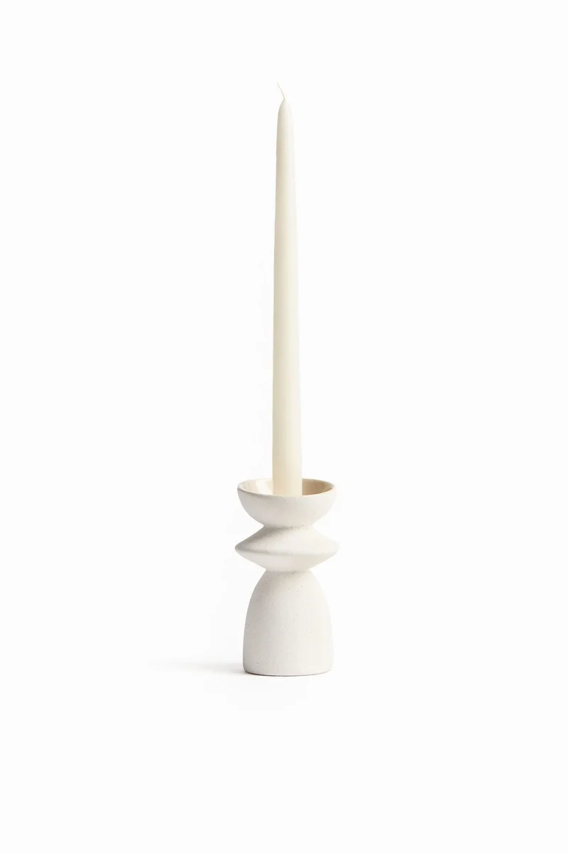 H&M Stoneware candle holder