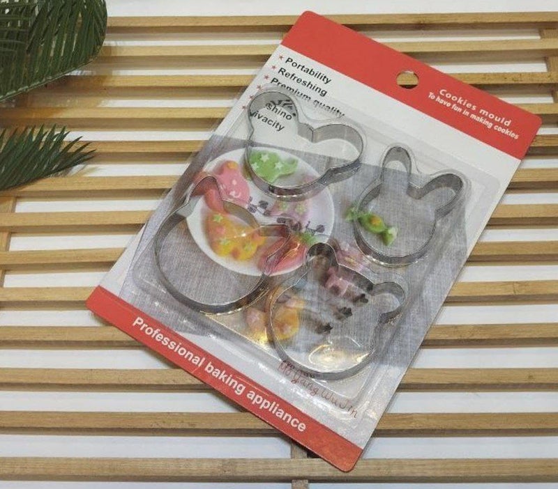 Stainless Steel Animal Cookie Cutters – 4-in-1 Baking & Sandwich Cutter Set – Fun Shapes for Kids’ Lunches, Cakes, Dough & Toast – Reusable, Durable & Dishwasher Safe (Two sets (8 pieces)) - Image 2