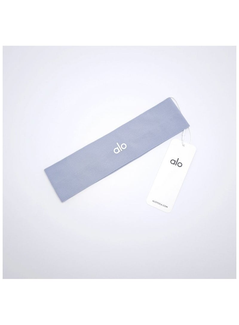 alo ALO Yoga Headband - Elastic - Fitness Outdoor - Sports - Anti-slip - Sticky Headband - gray