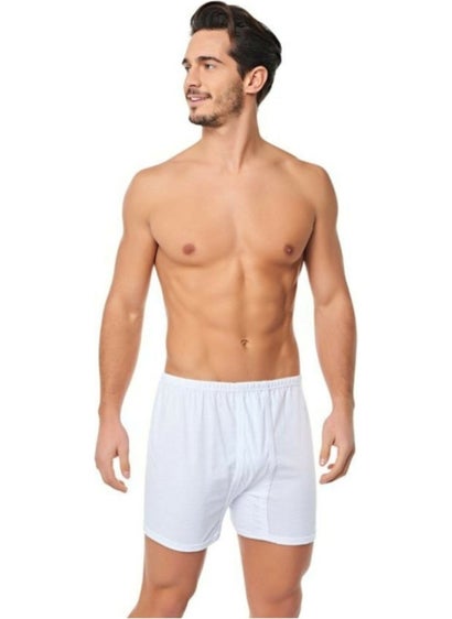Tutku 5 Pieces White Color Combed Cotton Long Trousers 