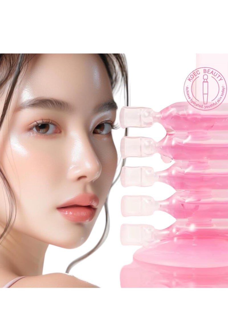 ك أو إي سي PDRN Pink One Day Serum ، حمض السلمون الحمض النووي ، أمبولة PDRN ، الكولاجين ، الجلوتاثيون ، حمض الهيالورونيك - إشراق البشرة ، سريع الامتصاص 10 قوارير - 1 عبوة - Image 3