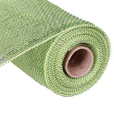 Craig Bachman Deco Poly Mesh Ribbon, 10 Inch x 30 Feet - Metallic Moss and Apple Foil - Image 4