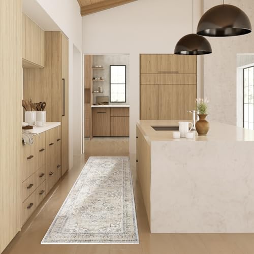 palohom Washable Kitchen Rugs Non Slip: 2'x6' Hallway Runner Rug Stain Resistant Non Slip Boho Floor rug with Rubber Backing Non Shedding Soft Carpet Runners for Indoor Entryway Bedroom Bedside Foyer Entrance - Image 5