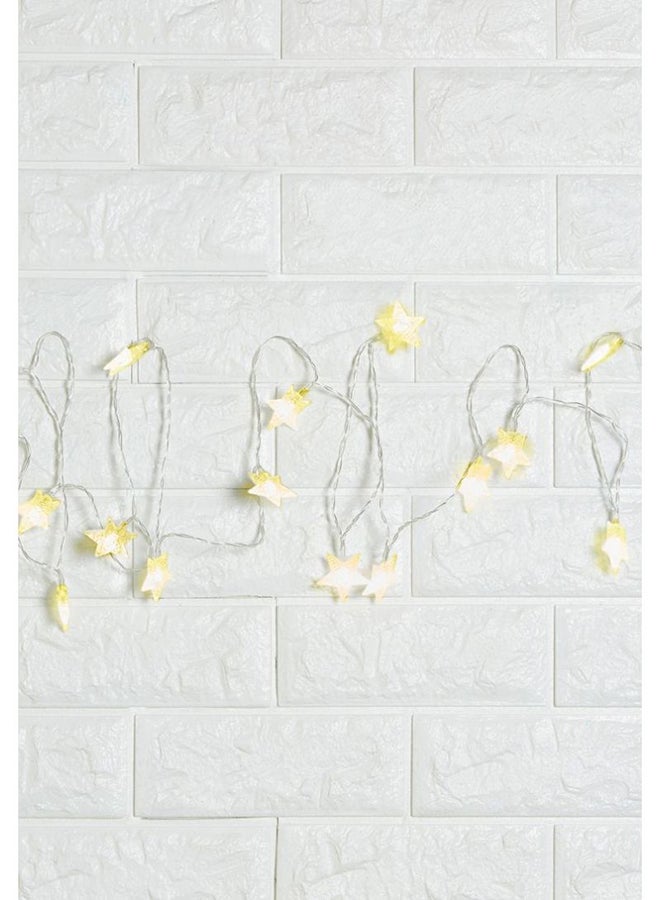بينك كاكتوس شريط إضاءة بمصابيح LED على شكل نجوم أبيض - Image 5