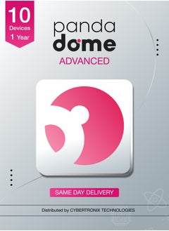 Panda Dome Advanced | 10 Licenses 1 Year | Digital License | Same-Day Delivery