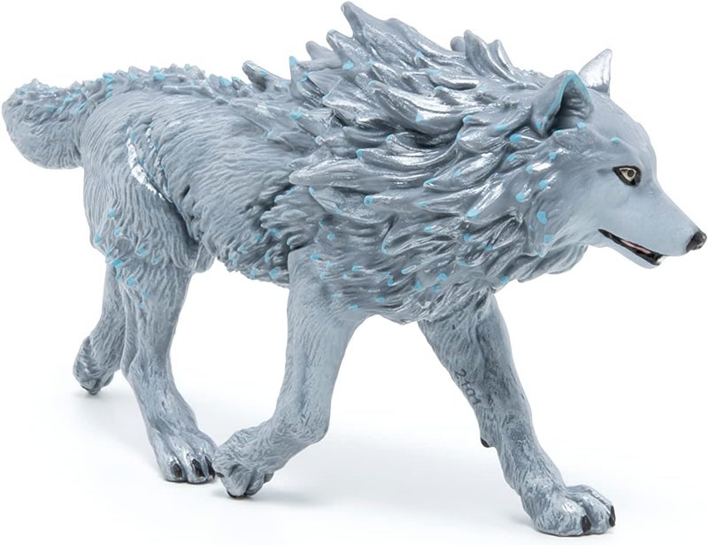 Papo HandPainted  Figurine MedievalFantasy Ice Wolf 36033  Collectible  for Children  Suitable for Boys and Girls  from 3 Years Old  Gray - Image 5