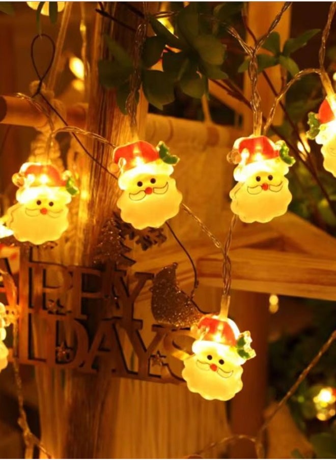 Generic Christmas decoration lights 3 meters with 20LED lights bearded old man festive atmosphere light string suitable for Christmas tree bedroom garden outdoor  - Image 2