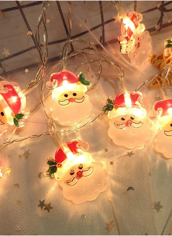 Generic Christmas decoration lights 3 meters with 20LED lights bearded old man festive atmosphere light string suitable for Christmas tree bedroom garden outdoor  - Image 1