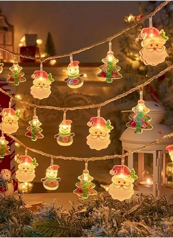 Generic Christmas decoration lights 3 meters with 20LED lights bearded old man festive atmosphere light string suitable for Christmas tree bedroom garden outdoor  - Image 5