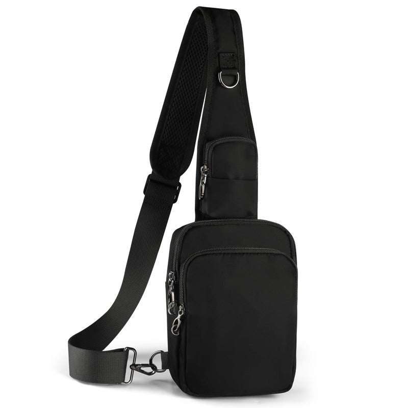 VADOO Sling Bag, Crossbody Bag with Zipper Lock, RFID Blocking & Water Resistant for Men and Women - Image 1