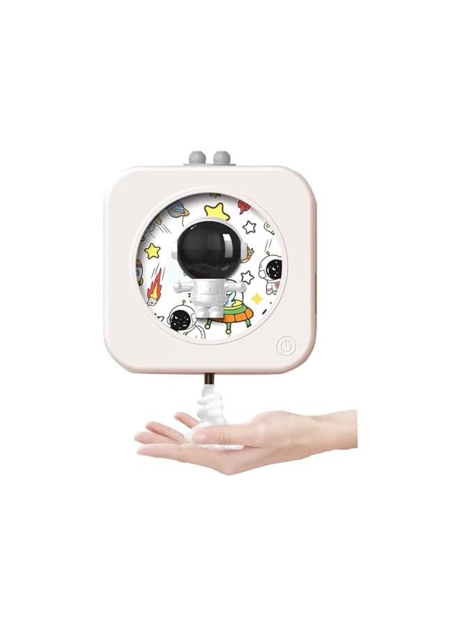 Automatic Soap Dispenser, Touchless Auto Foaming Soap Dispenser Hands Free Wall Mount Astronaut Electric Soap Dispenser USB-C Rechargeable Smart Dish Soap Dispenser with Sensor for Bathroom Kitchen - Image 1