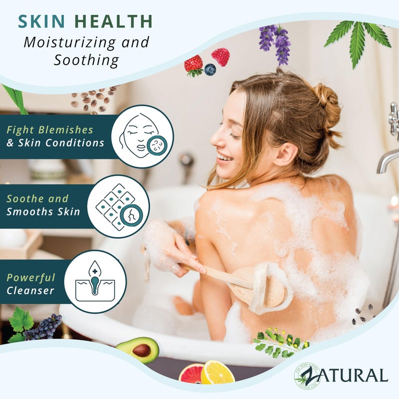 Zatural Neem Soap Bar Ultra-Sensitive Skin-Soothing Therapy for Skin Irritation, Itching, Flaking, and Dryness (3 Count) - Image 4