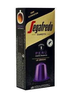 Segafredo Peru Aluminium Nespresso Compatible Coffee Capsules 10 Capsules (51g)  - Image 2