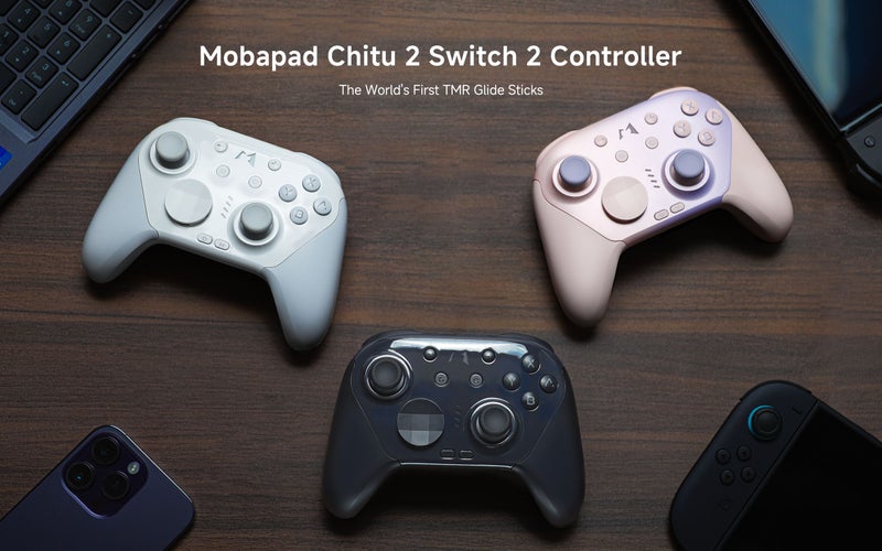 Mobapad Chitu Pro2 Bluetooth Controller for Nintendo Switch 1/2, PC, Android, iOS Gamepad Gaming Accessory, Blue - Image 2