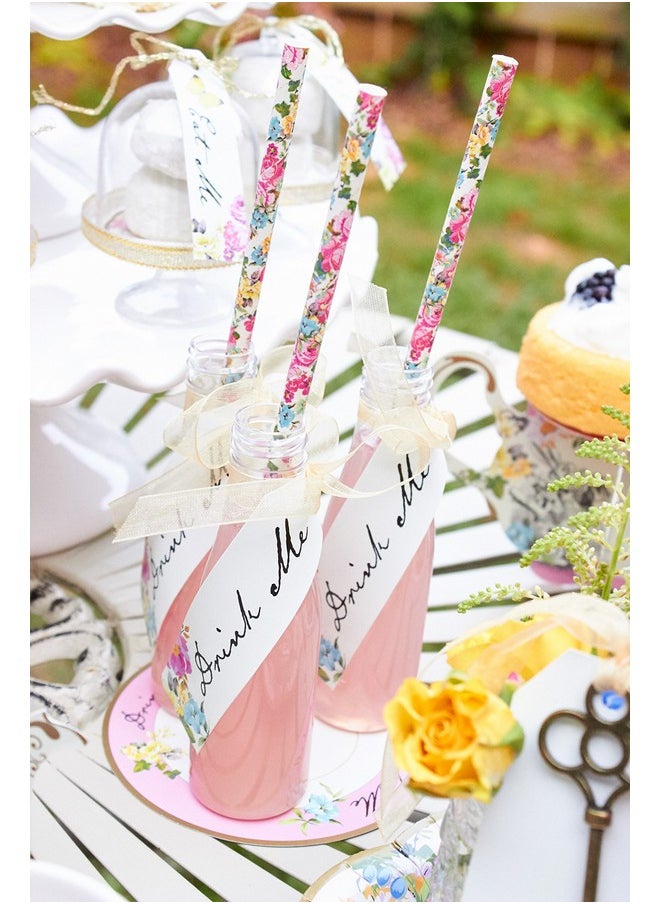Talking Tables Talking Tables Truly Alice Drink Set Table Décor for a Tea Party, Multicolor (6 Pack)  - Image 3