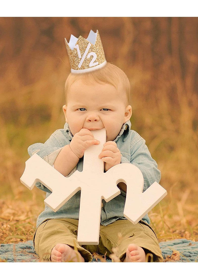 Excefore Birthday Party Crown, Golden Hat, Adjustable and Reusable, Royalty Decorations, Crown Supplies, for Kids Adults - Image 4