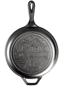 LODGE Lodge Cast Iron Wanderlust Series Cabin Combo Cooker 3.2 Quart​ Black  - Image 2