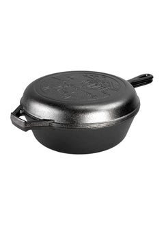 LODGE Lodge Cast Iron Wanderlust Series Cabin Combo Cooker 3.2 Quart​ Black  - Image 1