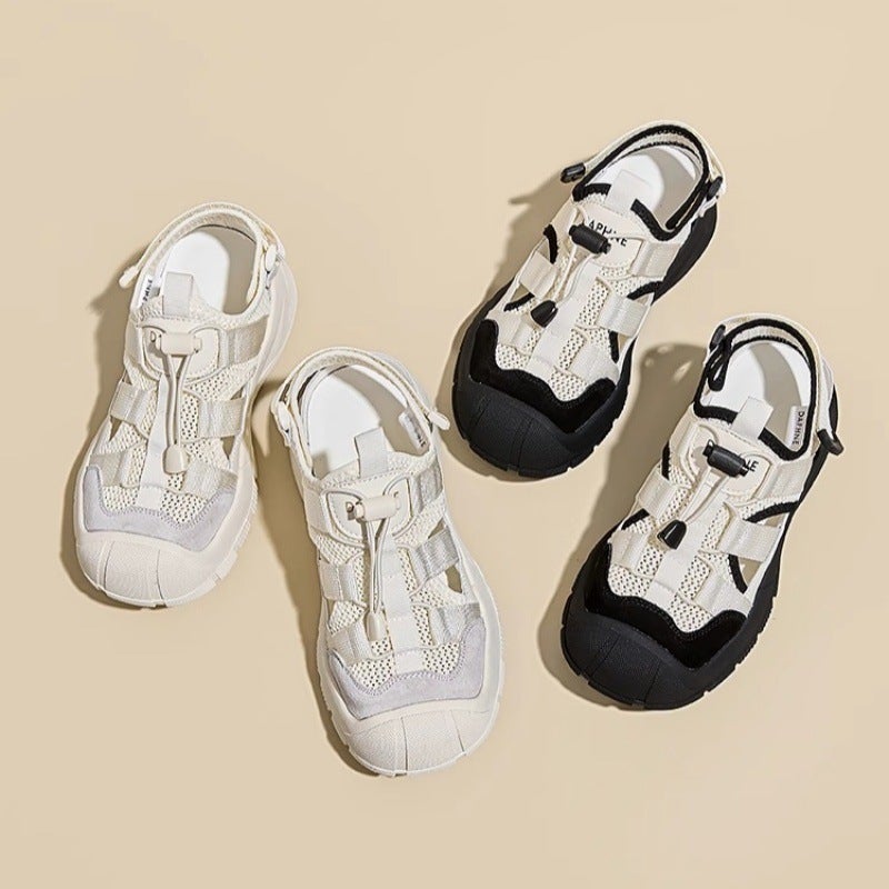 Sports Sandals For Women Summer Outer Wear Cut Out Breathable Outdoor Hiking Shoes Thick-Soled Non-Slip River Tracing Shoes - Image 5
