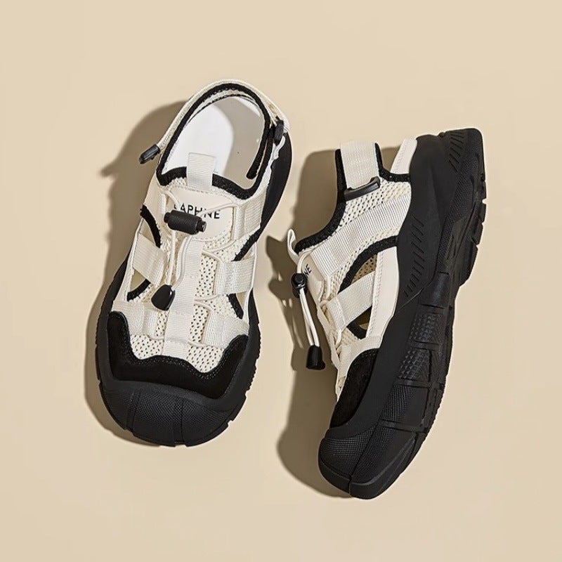 Sports Sandals For Women Summer Outer Wear Cut Out Breathable Outdoor Hiking Shoes Thick-Soled Non-Slip River Tracing Shoes - Image 4