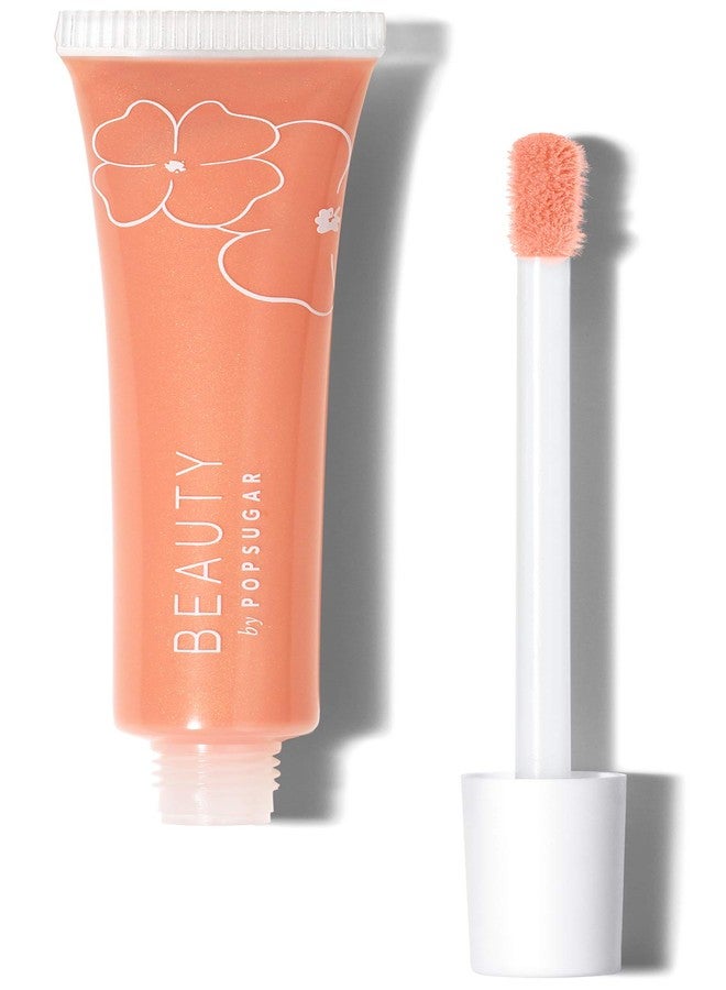 بوب شوجر ملمع شفاه POPSUGAR BEAUTY Be the Boss - لون شفاف قابل للتكثيف مع لمعان عالٍ | تركيبة غير لزجة | زيت شفاه مغذي ومرطب | خالٍ من القسوة على الحيوانات، خالٍ من البارابين، ونباتي 100% (Womanizer، 3 أونصة سائلة) - Image 1