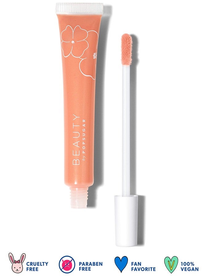 بوب شوجر ملمع شفاه POPSUGAR BEAUTY Be the Boss - لون شفاف قابل للتكثيف مع لمعان عالٍ | تركيبة غير لزجة | زيت شفاه مغذي ومرطب | خالٍ من القسوة على الحيوانات، خالٍ من البارابين، ونباتي 100% (Womanizer، 3 أونصة سائلة) - Image 2
