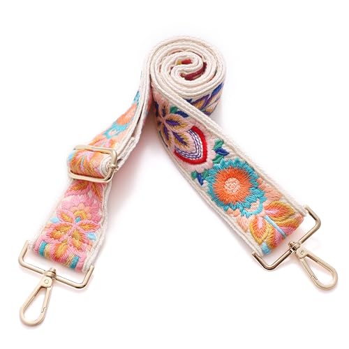 S-Jacorry Purse Strap replacemnet Crossbody Bag Women Wide Adjustable Canvas Cute Shoulder Strap Replacement Belt - Image 2