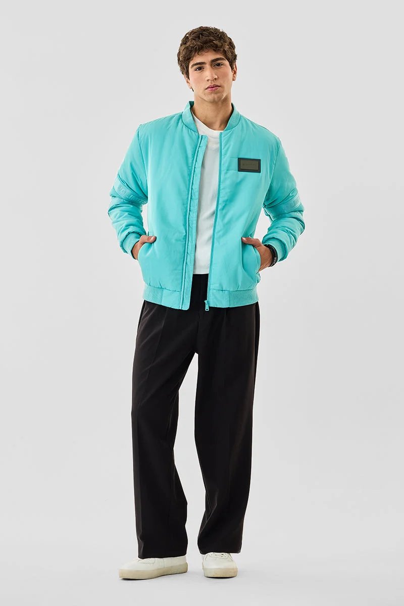 SNITCH Ribbed Bomber Jacket