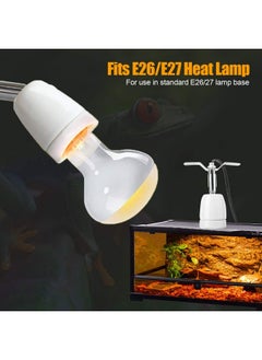 CHICIRIS CHICIRIS 300W Lamp Socket, 360° Rotatable Heating Light Adjustable Bracket Kit with One-Button Switch, E26/E27 Ceramic Lamp Holder, for Aquarium, Lizard, Tortoise, Snake (Without  - Image 4