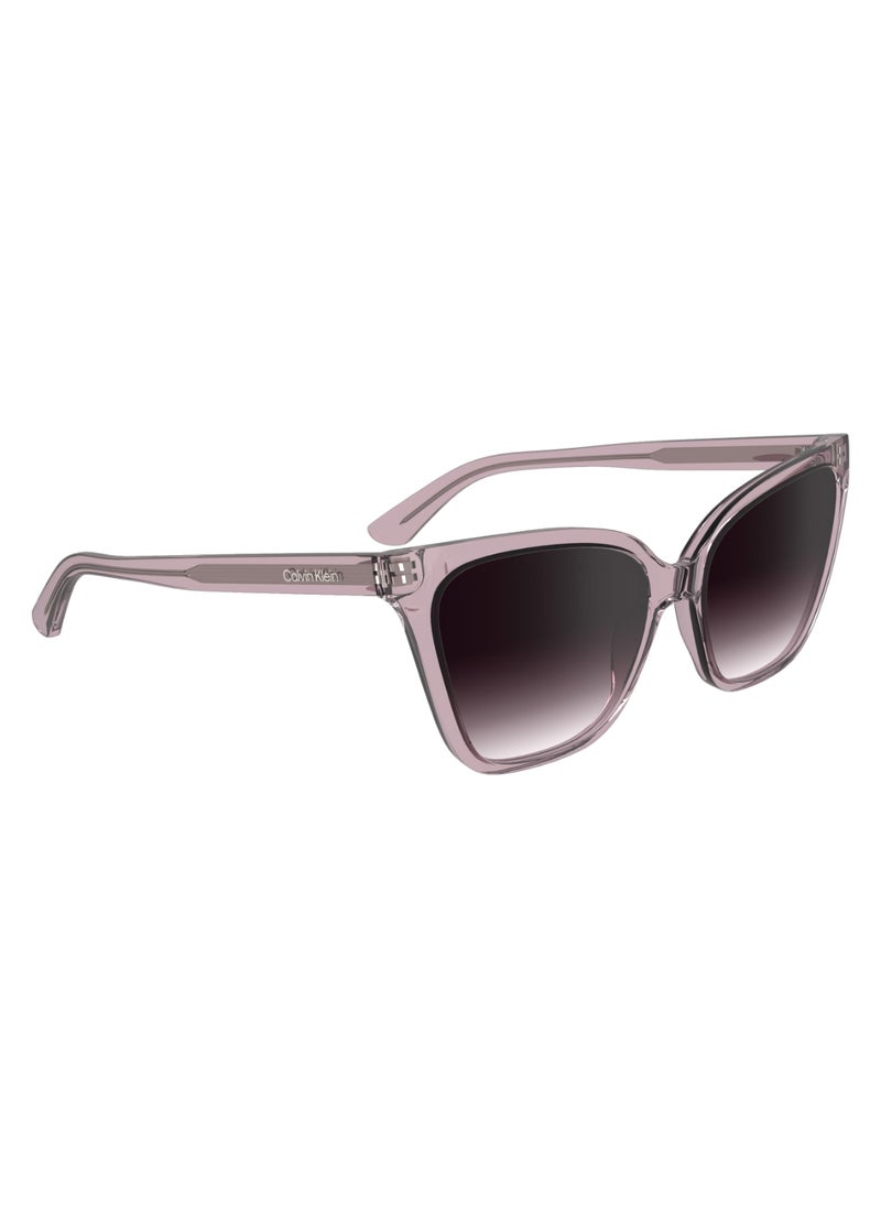 CALVIN KLEIN FULL RIM BIO INJ-G820 CAT EYE CALVIN KLEIN SUN CK24507S  5717 (601) ROSE  - Image 3