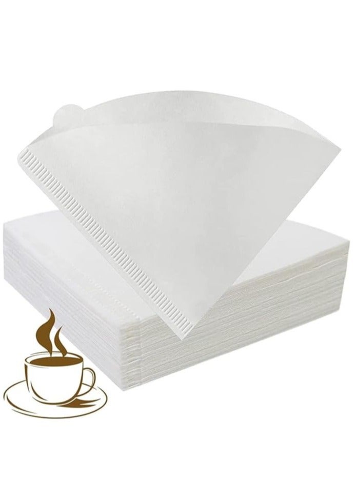 RANK 100 Piece Coffee Paper Filter V60 Size 01 White - Image 1