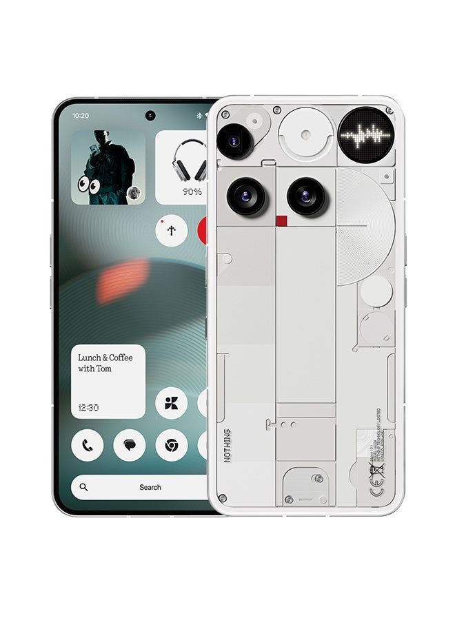 Nothing Phone 3 Dual SIM 5G White 12GB RAM 256GB - Middle East Version - Image 1