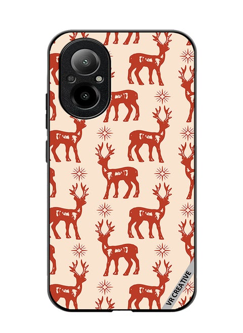 Protective Case Cover For Realme C67 4G Mix Pattern Design Multicolour