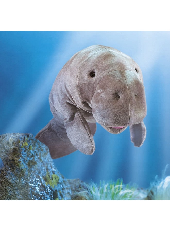 Folkmanis Manatee Hand Puppet,Gray - Image 2