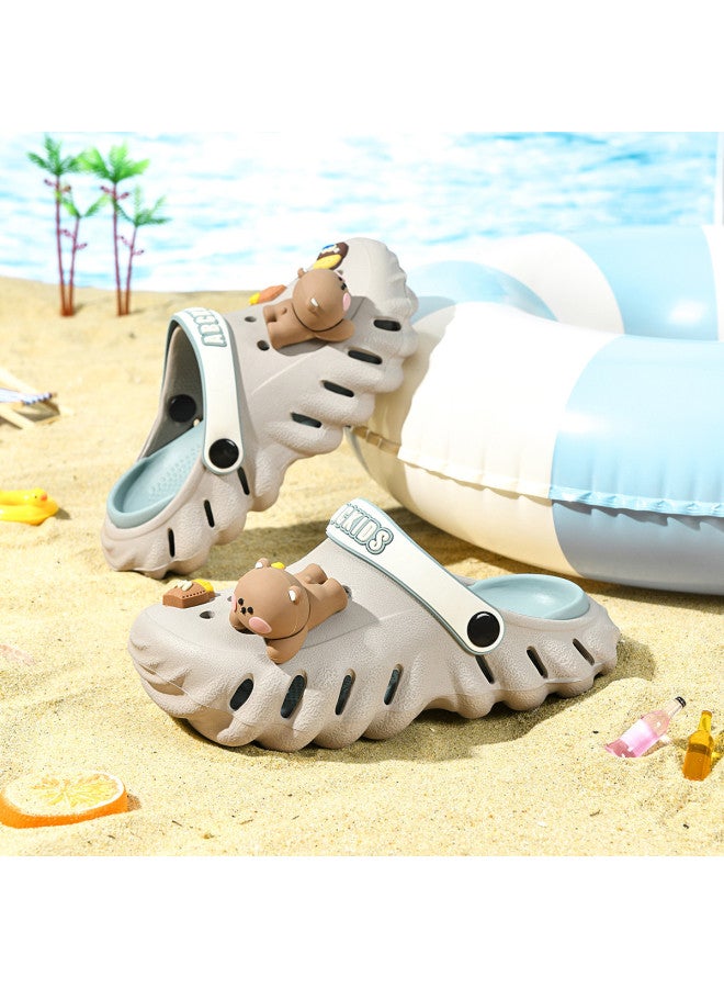 abckids Soft And Comfortable】 Parent-child Crocs, Children's Sandals 2025 New Summer Breathable Unisex Kids Beach Sandals - Image 2