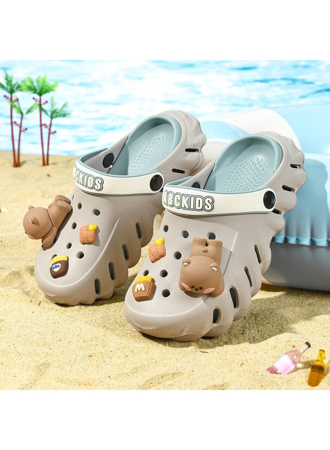 abckids Soft And Comfortable】 Parent-child Crocs, Children's Sandals 2025 New Summer Breathable Unisex Kids Beach Sandals - Image 3