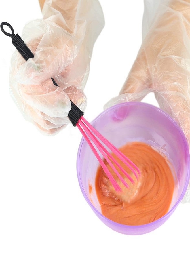 Potchen 12 Pack Hair Color Whisk Mini Whisk for Hair Dye Color Mixing Christmas Gifts 7 x 1.2 in Salon Barber Plastic dressing Dye Kitchen Baking Cooking Mixer Tool - Image 4