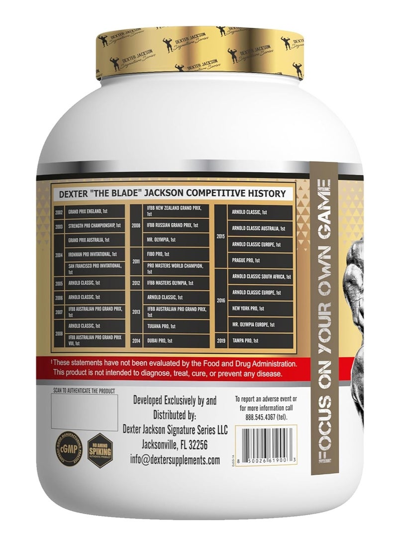 DEXTER JACKSON Dexter Jackson Gold Series Whey Gold - Neapolitan Ice Cream, 2268g (5 Lbs), 67 Servings  - Image 3