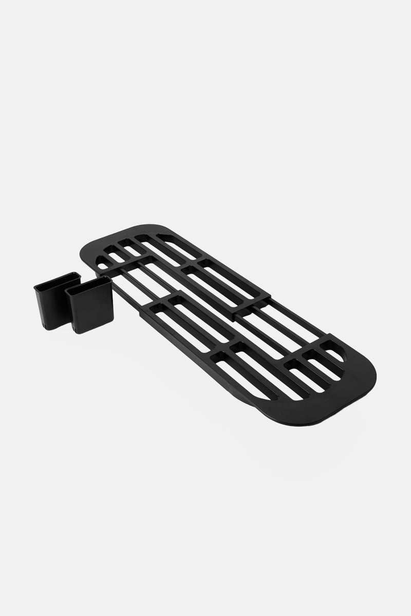 Alta 2 Pieces Cutlery Cups With Drain Rack Set, Black - Image 1