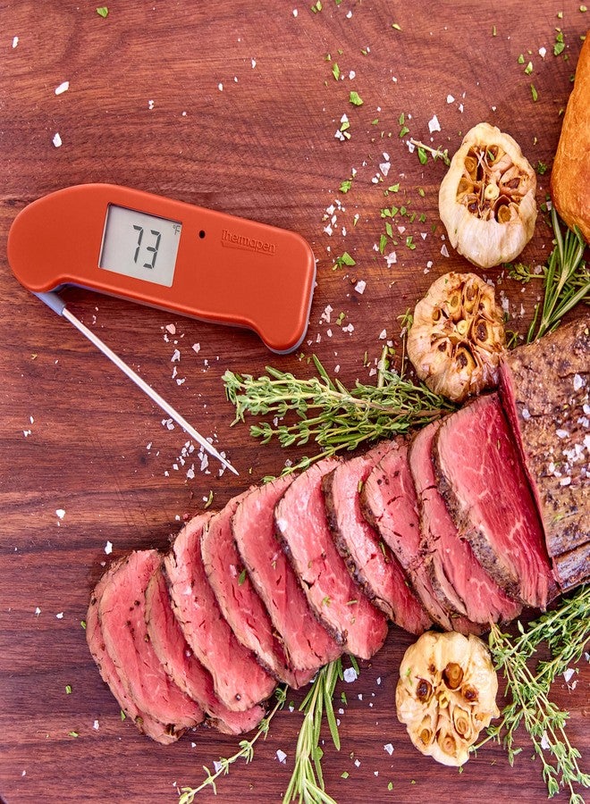ThermoWorks Thermapen ONE, No. 1 Recommended Instant-Read Thermometer - Cayenne Pepper Red - Image 3