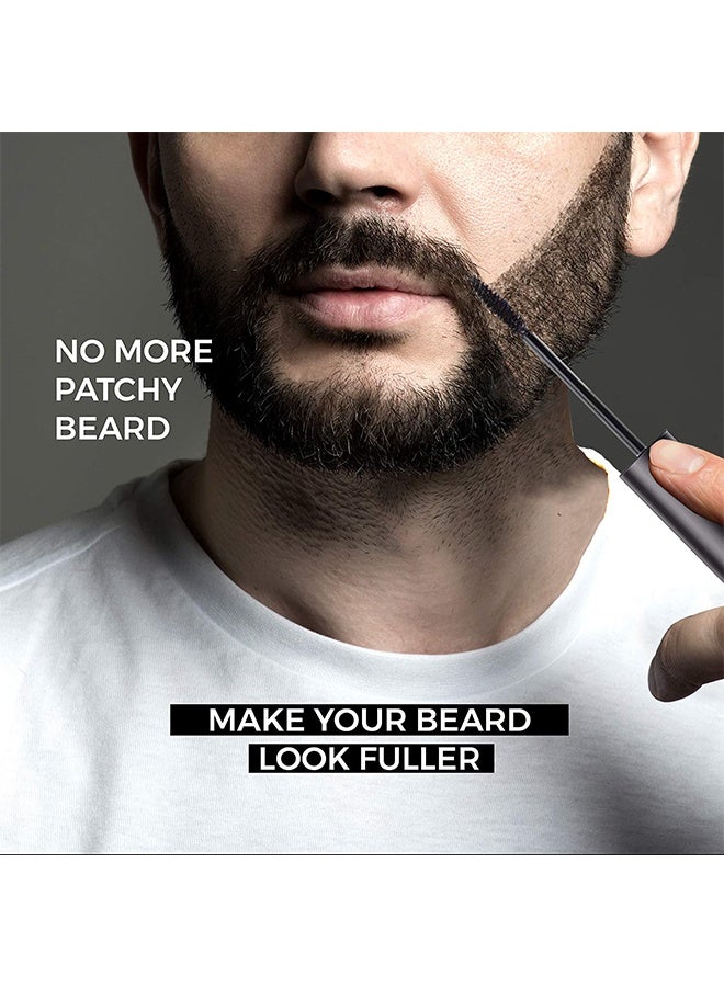 Generic Black Beard Pencil Filler For Men, Beard Brush For Styling, Styling Grooming Pencil, Waterproof Proof, Sweat Proof, Long Lasting, Natural Looking Barber Mustache Kit For Men (Black) - Image 5