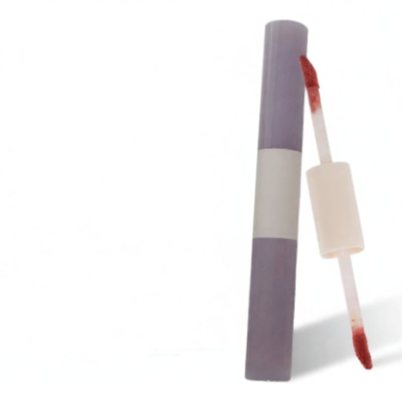 Duo-Tone Matte & Gloss Lip Tint, Long-Lasting Velvet Lip Stain with Dual Finish - Image 5
